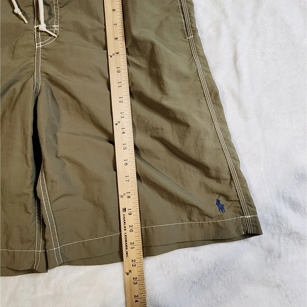 Polo Ralph Lauren‎ Men's Cargo Swim Trunks Board Shorts, Size Large, Khaki